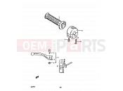SUZUKI GS550 T (1996) 56 - RIGHT HANDLE SWITCH (E04, E15, E18, E22, E25, E26, E34)