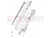 SUZUKI GS550 T (1996) 48 - FRONT FORK (SINGLE DISK)