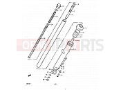 SUZUKI GS550D T (1996) 47 - FRONT FORK (DOUBLE DISK)