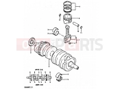 8 - CRANKSHAFT - Suzuki GS650GT Z (1982)