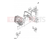 SUZUKI GS850G T (1996) 43 - REAR COMBINATION LAMP (E17)