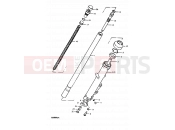 SUZUKI GS850G X (1999) 60 - FRONT FORK (E02, E04, E17, E18, E21, E22, E24, E25, E26, E34,