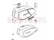 33 - FUEL TANK - Suzuki GS850G E (1984)