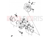 SUZUKI GSX750ES / GSX750EF / GSX750E E (1984) 66 - FRONT CALIPERS