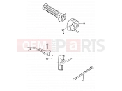 68 - RIGHT HANDLE SWITCH (MODEL X) - Suzuki GT250E N (1992)