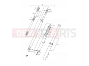34 - FRONT FORK - Suzuki LS650 M (1991) Savage (E03,E28,E33)