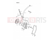 SUZUKI PV50 D (1983) 10 - OIL PUMP (E16,E43,MODEL R E15,P15)