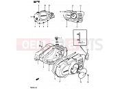 SUZUKI RG125C G (1986) Gamma 3 - CRANKCASE COVER