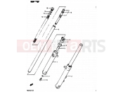 SUZUKI RG125C G (1986) Gamma 38 - FRONT DAMPER