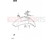 SUZUKI RG125U J (1988) Gamma 40 - FRONT FENDER
