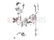 21 - WIRING HARNESS - Suzuki RG50 E (1984) Gamma