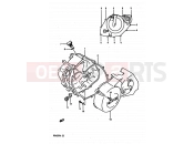 SUZUKI RGV250 K (1989) Gamma (E24) 4 - CRANKCASE COVER