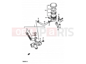 SUZUKI RGV250 K (1989) Gamma (E24) 42 - FRONT MASTER CYLINDER
