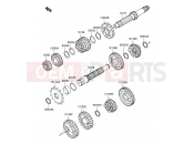7 - TRANSMISSION - Suzuki RM100 K3 (2003) (E21)