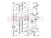 33 - FRONT FORK - Suzuki RM100 K3 (2003) (E21)