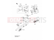 32 - HANDLEBAR - Suzuki RM100 K4 (2004) (E28)