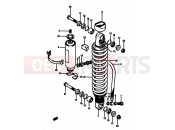SUZUKI RM125 E (1984) 40 - SHOCK ABSORBER (MODEL E)