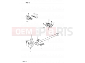 SUZUKI RM250 X (1999) -1981 15 - STAND -FOOTREST