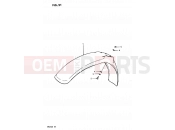 SUZUKI RM250 X (1999) -1981 21 - FRONT FENDER