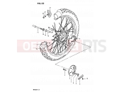SUZUKI RM250 X (1999) -1981 22 - FRONT WHEEL