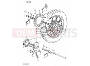 SUZUKI RM250 X (1999) -1981 30 - REAR WHEEL