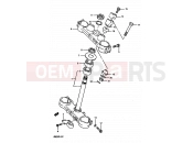 SUZUKI RM250 L (1990) (E02,E04,E24) 23 - STEERING STEM (MODEL K/L)