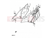 SUZUKI RM250 N (1992) (E02,E04,E24) 21A - FRAME COVER (MODEL N)