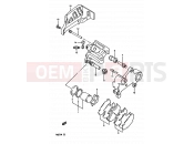 SUZUKI RM250 N (1992) (E02,E04,E24) 36C - REAR CALIPERS (MODEL N)