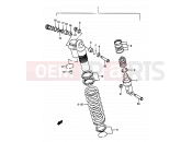 SUZUKI RM250 Y (2000) (E02,E04,E24) 34D - SHOCK ABSORBER (MODEL Y)