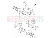 SUZUKI RM250 W (1998) (E02) 24 - HANDLE LEVER