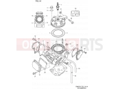 SUZUKI RM250 X (1999) (E02) 1A - CYLINDER (MODEL X)