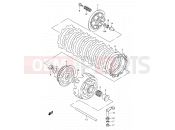 SUZUKI RM250 X (1999) (E02) 10 - CLUTCH