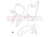 SUZUKI RM250 X (1999) (E02) 22 - FRONT FENDER