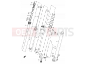 SUZUKI RM250 X (1999) (E02) 28C - FRONT DAMPER (MODEL X)