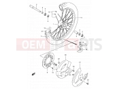 SUZUKI RM250 X (1999) (E02) 30A - FRONT WHEEL (MODEL V/W/X/Y)