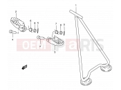 SUZUKI RM250 T (1996) (E03,E28,E33) 17 - STAND - FOOTREST