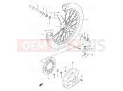 SUZUKI RM250 T (1996) (E03,E28,E33) 30 - FRONT WHEEL (MODEL T)