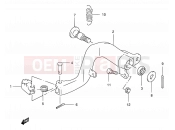SUZUKI RM250 Y (2000) (E03,E28,E33) 18 - REAR BRAKE