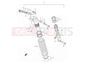SUZUKI RM250 Y (2000) (E03,E28,E33) 34D - SHOCK ABSORBER (MODEL Y)