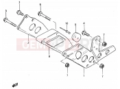 SUZUKI RM500 E (1984) 34 - CHAIN GUIDE (MODEL E)