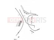 SUZUKI RM80X E (1984) 30 - HANDLEBAR - CONTROL CABLE