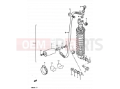 SUZUKI RM80X E (1984) 38 - REAR SHOCK ABSORBER (MODEL E)