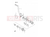 SUZUKI RM80 K (1989) (E24) 12 - KICK STARTER