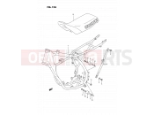 SUZUKI RM80 M (1991) (E24) 15B - FRAME - SEAT (MODEL M/N)