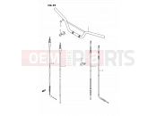SUZUKI RM80 S (1995) (E24) 25 - HANDLEBAR - CONTROL CABLE