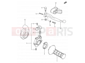SUZUKI RM80 H (1987) (E03,E28,E33) 28 - RIGHT HANDLE SWITCH (MODEL G/H/J)