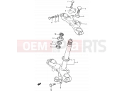 SUZUKI RM80 H (1987) (E03,E28,E33) 24 - STEERING STEM (MODEL G/H/J)