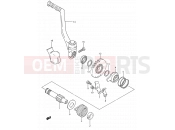 SUZUKI RM80 S (1995) (E03,E28,E33) 13 - KICK STARTER