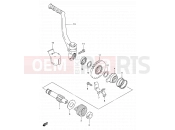 SUZUKI RM80 T (1996) (E24) 13 - KICK STARTER