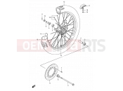 SUZUKI RM80 V (1997) (E03,E28,E33) 30 - FRONT WHEEL